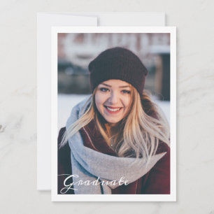 Aankondiging afstuderen/Uitnodiging Kaart