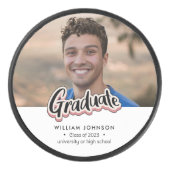 Aankondiging afstuderen van 2023 hockey puck (Voorkant)