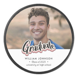 Aankondiging afstuderen van 2023 hockey puck