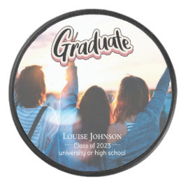 Aankondiging afstuderen van 2023 hockey puck