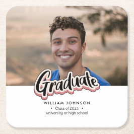 Aankondiging afstuderen van 2023 kartonnen onderzetters