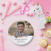 Aankondiging afstuderen van 2023 papieren bordje (Feest)