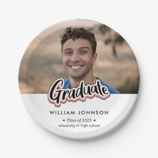 Aankondiging afstuderen van 2023 papieren bordje (Voorkant)