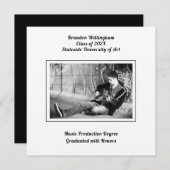 Aankondiging Afstuderen van Black n White Son's (Voorkant / Achterkant)