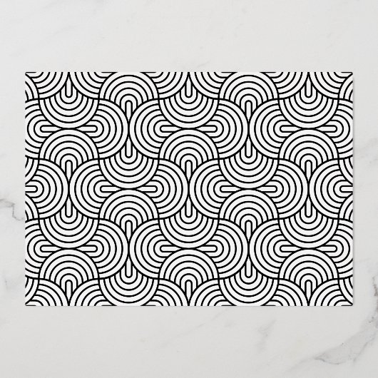 Aankondiging Afstuderen van de Moderne Gold Foil F (Achterkant)