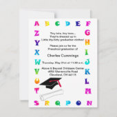 Aankondiging Afstuderen van Little Tots Preschool (Voorkant)