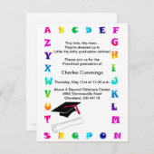 Aankondiging Afstuderen van Little Tots Preschool (Voorkant / Achterkant)