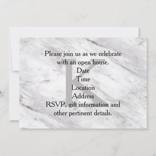 Aankondiging Afstuderen van Marble 3 Photo School (Achterkant)