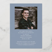 Aankondiging Afstuderen van Modern Boy Foto Gold F (Achterkant)