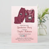 Aankondiging Afstuderen van Scrub Nursing School (Staand voorkant)