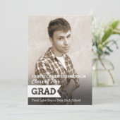 Aankondiging Afstuderen vaste banner foto (Staand voorkant)