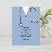 Aankondiging Afstuderen verpleegschool (Staand voorkant)