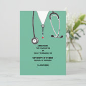 Aankondiging Afstuderen verpleegschool (Staand voorkant)