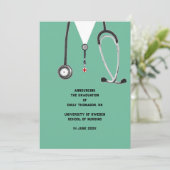 Aankondiging Afstuderen verpleegschool (Staand voorkant)