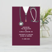 Aankondiging Afstuderen verpleegschool (Staand voorkant)