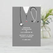 Aankondiging Afstuderen verpleegschool (Staand voorkant)