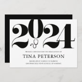 Aankondiging Afstuderen verpleegschool (Voorkant / Achterkant)