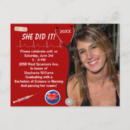 Aankondiging Afstuderen verpleegschool