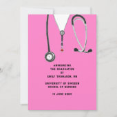 Aankondiging Afstuderen verpleegschool (Voorkant)