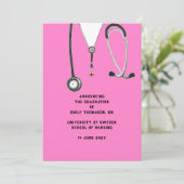 Aankondiging Afstuderen verpleegschool (Staand voorkant)