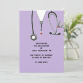 Aankondiging Afstuderen verpleegschool (Staand voorkant)