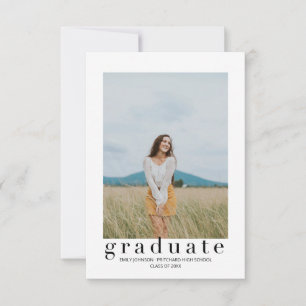 Aankondiging Afstuderen voor moderne typografie