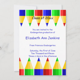 Aankondiging Afstuderen voorschool of Kindergarten