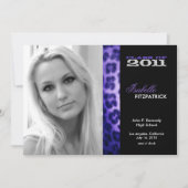 Aankondiging Afstuderen Wild Animal Print Leopard (Voorkant)