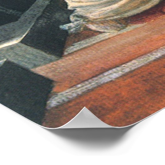 Aankondiging (algemene details) door Sandro Bottic Poster (Hoek)