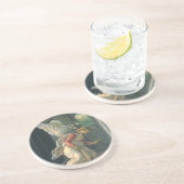 Aankondiging (algemene details) door Sandro Bottic Zandsteen Onderzetter (Zijkant)