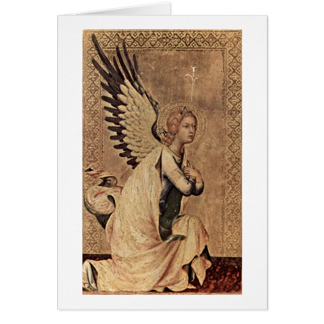 Aankondiging Angel door Simone Martini (Voorkant)