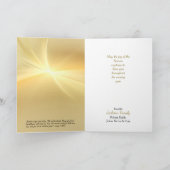 Aankondiging Angel kerstkaart (Binnen)