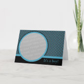 Aankondiging Baby 2 (blauw) (Voorkant)