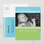 Aankondiging baby Afbeelding Lijst (Voorkant / Achterkant)