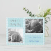 Aankondiging Baby Boy (Staand voorkant)