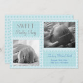 Aankondiging Baby Boy (Voorkant / Achterkant)