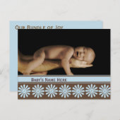 Aankondiging Baby Boy (Voorkant / Achterkant)