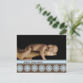 Aankondiging Baby Boy (Staand voorkant)