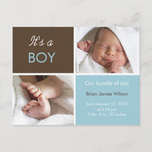 Aankondiging Baby Boy