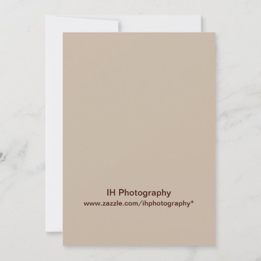 Aankondiging baby geboorte (Achterkant)