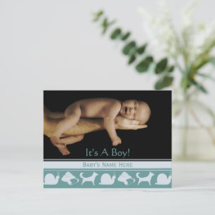 Aankondiging baby jongen