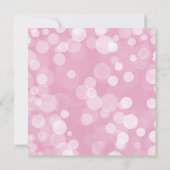 Aankondiging baby shower roze bruine zeemeermin (Achterkant)