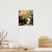 Aankondiging Bartolomé Esteban Murillo Poster (Keuken)