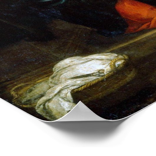 Aankondiging Bartolomé Esteban Murillo Poster (Hoek)