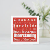 Aankondiging bevestiging uitnodiging (Staand voorkant)