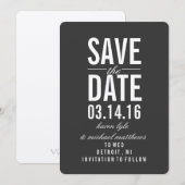 Aankondiging Bewaar de Datum | BEWAAR de DATUM (Voorkant / Achterkant)