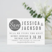 Aankondiging Bewaar de Datum - Omcirkeld (Staand voorkant)