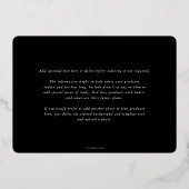 Aankondiging Black Caduceus Medical Afstuderen (Achterkant)