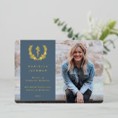 Aankondiging blauw Asclepius Medical Afstuderen (Staand Voorkant)