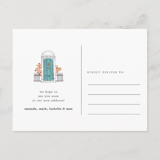 Aankondiging blauwe deurbewegingen (Achterkant)